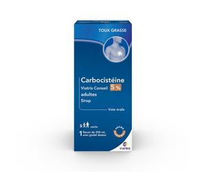 CARBOCISTEINE VIATRIS CONSEIL 5% ADULTE SIROP Sirop 200 ml