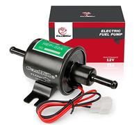 Carbole Pompe à Carburant Électrique Universelle 12V, 4-7 PSI | Pompe à Essence Pour Essence et Diesel, Cuivre Pur, Carte de Circuit Haut de Gamme, Noir