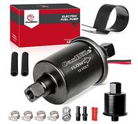 Carbole Pompe à Carburant Électrique Universelle 12V, 5-9 PSI | Pompe à Essence avec Filtre à Carburant, Pour Essence et Diesel, Cuivre Pur, Carte de Circuit Haut de Gamme, Noir