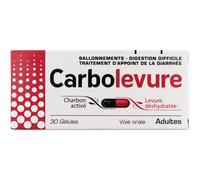 Carbolevure Adultes 30 Gélules