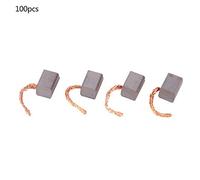 Carbon Brushes Replacement Kits | 100Pcs J435A 9x8x13.5mm for Automotive Electronic Fan Motor/Car Motors/Home Appliances | Low Noise & Spark Robust Brushes