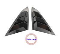 Carbon Fiber Copy Becquet Latéral Pour Vitres À Ventilation Latérale Pour Véhicule, Adapté Pour Honda Civic Seden Uniquement 2016, 2017, 2018, 2019, 2020, Pare-Soleil Abs