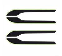 Carbon Fiber Door Handle Stickers for pour tesla 4pcs Carbon(glow-in-the-dark)