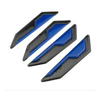 Carbon Fiber Door pour edge Guard 4pcs Anti-Scratch Carbon Fiber(Blue) | High visibility reflective material, enhances night safety, prevents door dings, 4pcs set, easy to spot