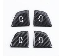 Carbon Fiber Door Switch Cover for pour tesla Model 3 Y pour juniper 2025(Black)
