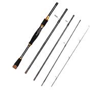 Carbon Fiber Fishing Rod- Travel Portable Casting Spin Rod, High Sensitivity Baitcasting RodWith Durable Construction | 2.1 Meter Lightweight Angler Gear for Freshwater Saltwater Fishing Trips
