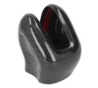 Carbon Fiber Shift Knob Cover | Real Carbon Fiber Scratch Prevention Guard | Direct Match Replacement for Specific XC60 XC90 S60 S90 V60 | Automotive Interior Accessories