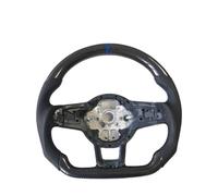 Carbon Fiber Steering Wheel Compatible For Golf 7 7.5 Compatible For GTI GTD GTE R 2013-2020 Compatible For Polo Anti-slip Leather Grip(Without cover)