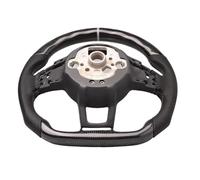 Carbon Fiber Steering Wheel Leather Compatible For Golf 7 7.5 GTI GTD GTE R 2013-2020 Compatible For Polo And GTI Compatible For Passat(Gray)