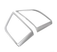 Carbon Fiber Steering Wheel Trim for pour hyundai Tucson 2015-2020(Silver) | Carbon fiber look, silver accent, precise factory spec fit, easy pour snap-on install, enhances interior style