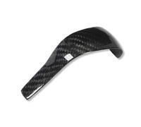 Carbon Fibre Gear Shift Shifter Knobs Cover Trim Remplacement pour Cayenne 958 2011 à 17, Installation de Pâte, Garniture de Bouton de Levier de Décalage D'engrenages (Noir Vif)