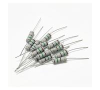 Carbon film resistor 3W 1R ~ 1M 2.2R 10R 22R 47R 51R 100R 150R 470R 1K 4.7K 10K 47K 10 47 51 100 150 200 300 390 470 Ohm 10PCS BIANMTSW(91R)