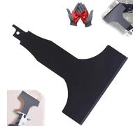 Carbon Steel Electric Floor Cleaning Blade, Universal Reciprocating Saw Scraper Blades Set, Reciprocating Saw Saber Blade Set, for Grout, Putty & Mud Rem (100mm)