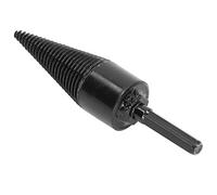 Carbon Steel Firewood Drill Bit Non-Slip Cone Wood Splitter with Hex (50MM)