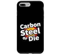 Carbon Steel Or Die Funny Pan Wok Cooking Chef Coque pour iPhone 7 Plus/8 Plus