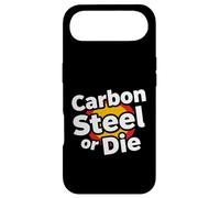 Carbon Steel Or Die Funny Pan Wok Cooking Chef Coque pour iPhone Air