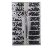 Carbon Steel pour mini Screws 500PCS 18 Sizes for Repair Carbon