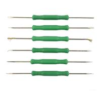 Carbon Steel Soldering Aid Set 6pcs Green Finish | Carbon steel construction, stable durability, 6-piece set, green finish, pour ideal for precision repair