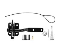 Carbon Steel Spring Gate Latch Lock Sercure Portes de fenêtre intérieure Fences de Compagnie Black