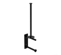 Carbon Steel Wall Rack No-Drill Black Finish