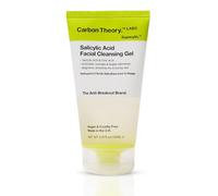 Carbon Theory Gel Nettoyant Visage à l'Acide Salicylique pour peaux sèches et granuleuses, exfolie en douceur et hydrate la peau pour réduire les imperfections et unifier le teint. 150 ml