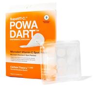 Carbon Theory SupaVIT-C Powa Lot de 9 patchs transparents pour boutons de fléchette avec vitamine C