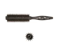 Y.S. Park Brosse 490 Carbon Tiger – Ronde, Bois de bouleau et Carbone, Ø 42 mm