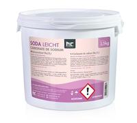 Carbonate de Sodium (soude) 1 x 3,5 kg - qualité Technique légère - Poudre cristalline Blanche - pH Plus pour Piscine - Facilement Soluble pour corriger Le pH de l’Eau