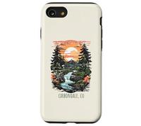 Carbondale Colorado USA Scenic Mountain Sunset Style Vintage Coque pour iPhone SE (2020) / 7/8