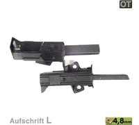 Carbone 12,4x5x40 MM Avec 4,8mm Drapeau de Port -L- At pour Bosch Siemens