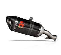 CARBONE APPROUVÉ PAR LE TERMINAL APPROUVÉ EN CARBONE AKRAPOVIC POUR HONDA NX 5