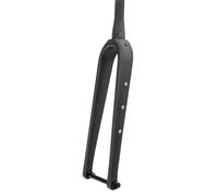 Carbone Fourche Rigide Pour Vélo De Route 700C Fourche Gravel Axe Traversant 12x100mm Frein À Disque Fourche À Vélo Droite/Tapée Avec Trou Pour Support De Bouteille D'eau ( Color : Matte Black , Size