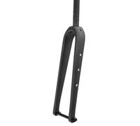 Carbone Fourche Rigide Pour Vélo De Route 700C Fourche Gravel Axe Traversant 12x100mm Frein À Disque Fourche À Vélo Droite/Tapée Avec Trou Pour Support De Bouteille D'eau ( Color : Matte Black , Size