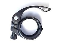 CarbonEnmy Collier de Selle de Vélo en Aluminium avec Blocage Rapide 38,1 mm Noir