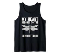 Carboniferous My Heart Belongs Dragonfly Fossil Humour Débardeur