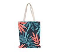 Carbono Tote Bag Feuilles Rouges Bleues Sac fourre-tout en coton,sacs en tissu d'épicerie réutilisables et légers,adaptés au bricolage, à la publicité,à la promotion,cadeaux,activités 35x40cm