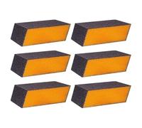 Carborundum Sponge - Multi Purpose Brush Sanding Sponge, Pot Cleaning Scrubber Block, Rust Removing Descaling Eraser | Heavy Duty Alumina Grit Pad Abrasive Cookware Stain Wipe Kitchen Bathroom for
