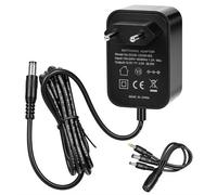 Carbosing 12V 3A 36W Adaptateur Secteur Alimentation Chargeur Transformateur Compatible avec DVR NVR LED Caméras de Surveillance vidéo Noir