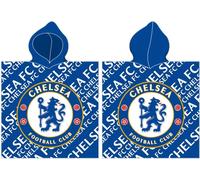 Carbotex Baby Poncho 60x120 Chelsea 1718 London Herb Football Club serviette à capuche bleue