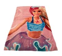 Carbotex Barbie Couverture moelleuse 130 x 170 cm