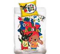 Carbotex Bing Bunny BING191112 Parure de lit pour Enfant avec Housse de Couette 140 x 200 cm et taie 90 x 70 cm