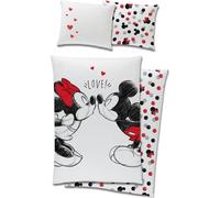 Carbotex Coton 140x200 Mickey Mouse blanc noir rouge C24
