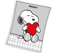 Carbotex Couverture polaire pour bébé Snoopy Love 150x200 cm