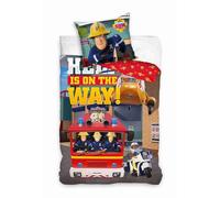 Carbotex Feuermann Sam Fireman Sam Parure de lit pour Enfant en Coton 100 x 135 cm + 60 x 40 cm