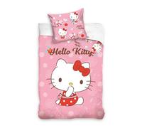 Carbotex Hello Kitty Parure de lit pour bébé 100 x 135 cm