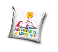 Carbotex Housse de coussin compatible avec Snoopy Peanuts - 40 x 40 cm (SNO201010)