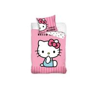 Carbotex Parure de lit enfant Hello Kitty 140 x 200 cm