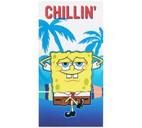 Carbotex Serviette de bain Bob l'éponge SBOB224002 70 x 140 cm