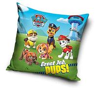 Carbotex Taie d'oreiller compatible Paw Patrol Great Job Pups 40x40