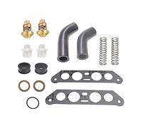 Carbpro 18-3673 Kit thermostat avec tuyaux pour Johnson Evinrude 85 88 90 100 115 140 HP V4 Remplace 340975,340976,13270